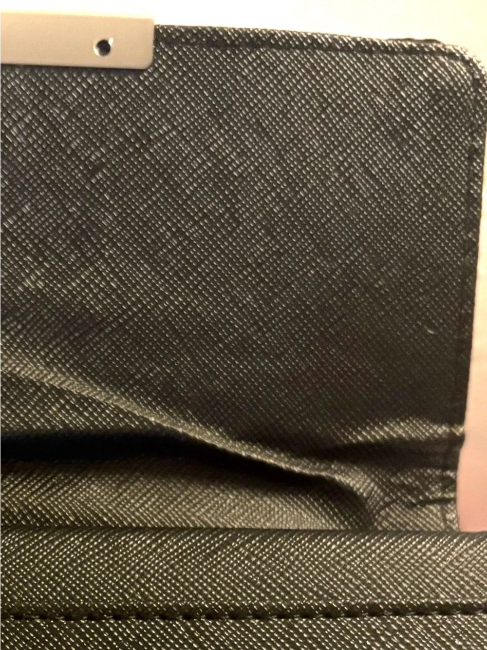 Gucci Black Canvas Bi-Fold Wallet with Logo Band - nwot in box w/wrap paper - Picture 7 of 13